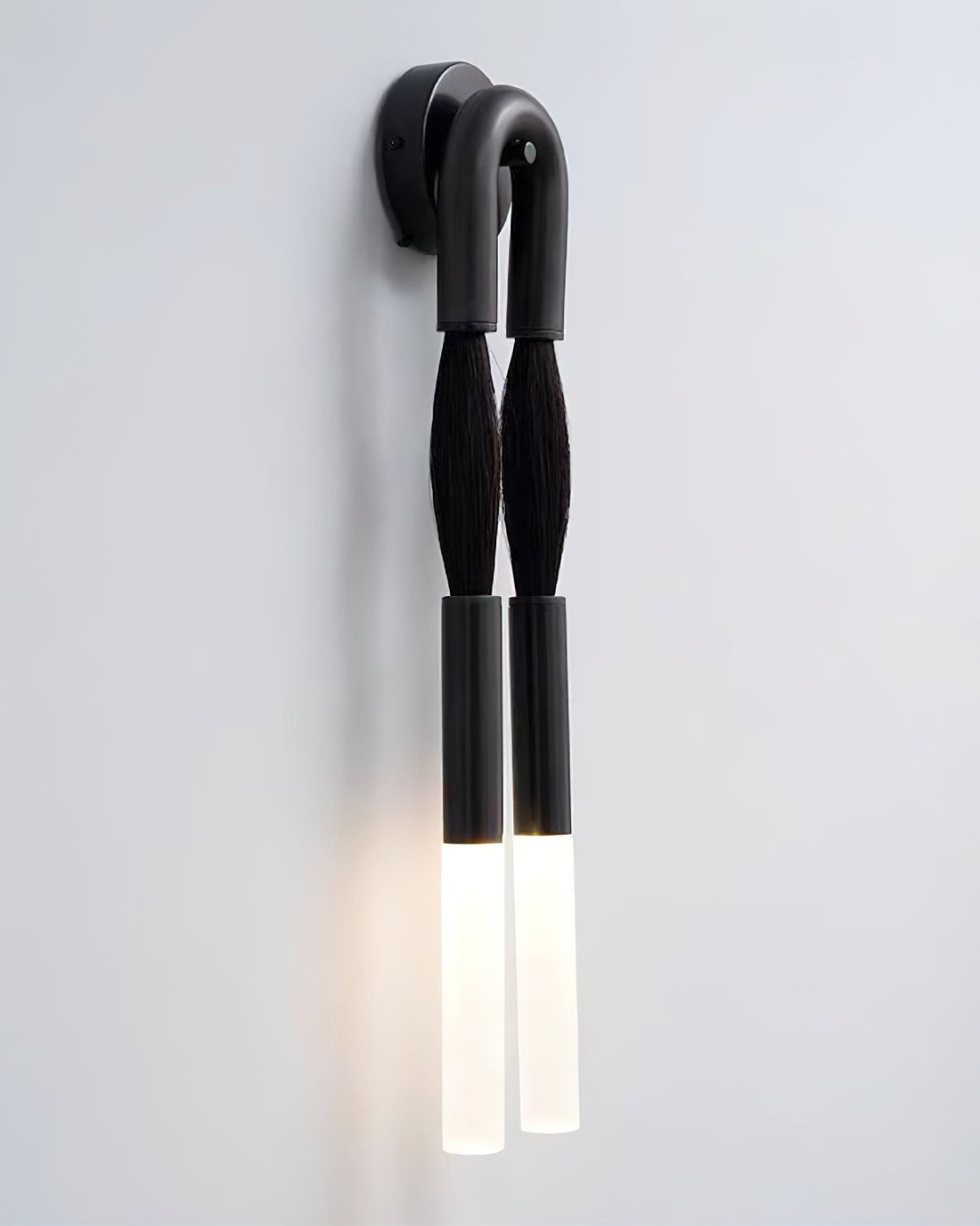 Sophisticated Horsehair Wall Sconce with G9 Base
