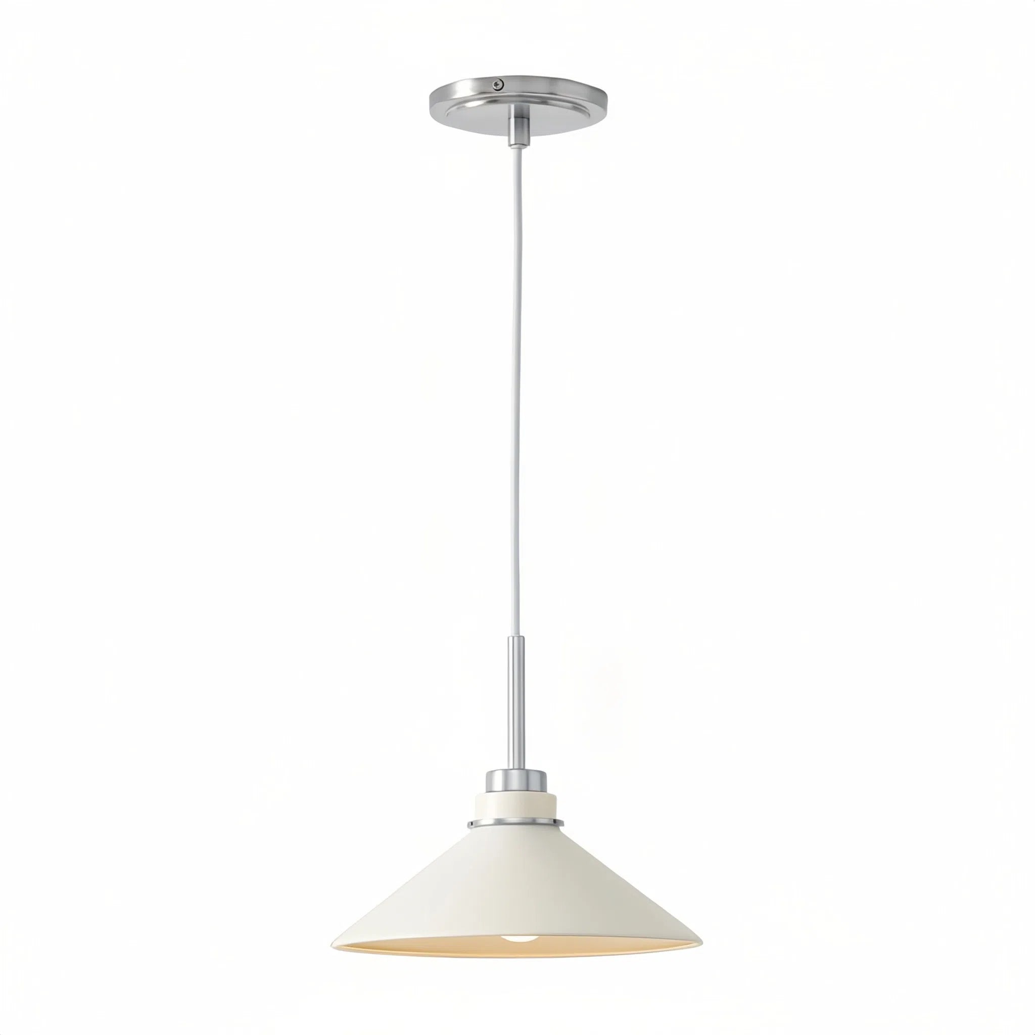 Aurenza Modern Farmhouse Pendant Light - Adjustable Shade for Warm Ambiance
