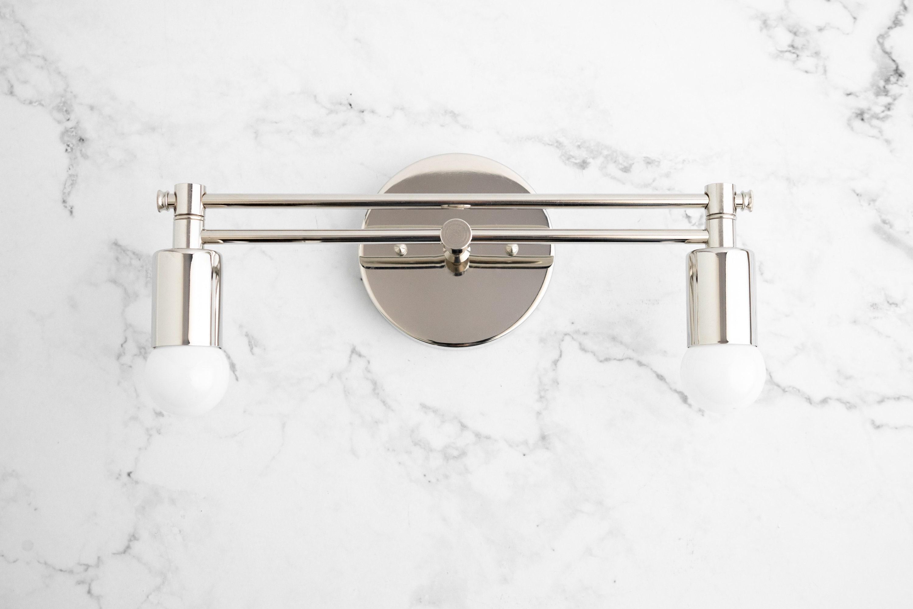 Mobilux Line Modern Vanity Light - Bathroom Wall Fixture in Art Deco Style