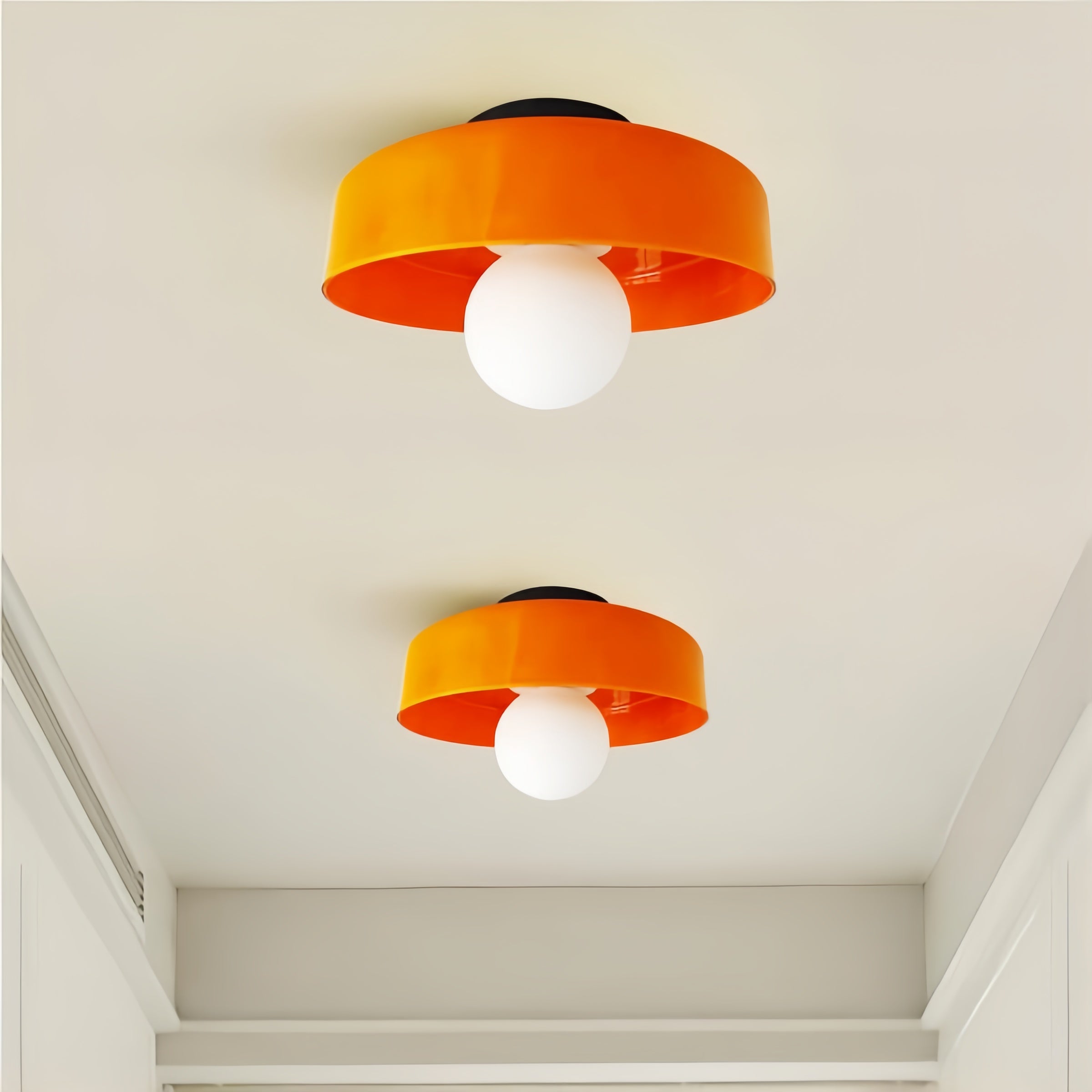 Morandic Disc Orb Wall/Ceiling Lamp – Modern Morandic Sconce