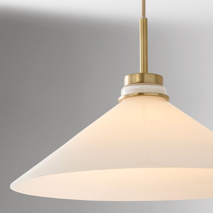 Aurenza Modern Farmhouse Pendant Light - Adjustable Shade for Warm Ambiance