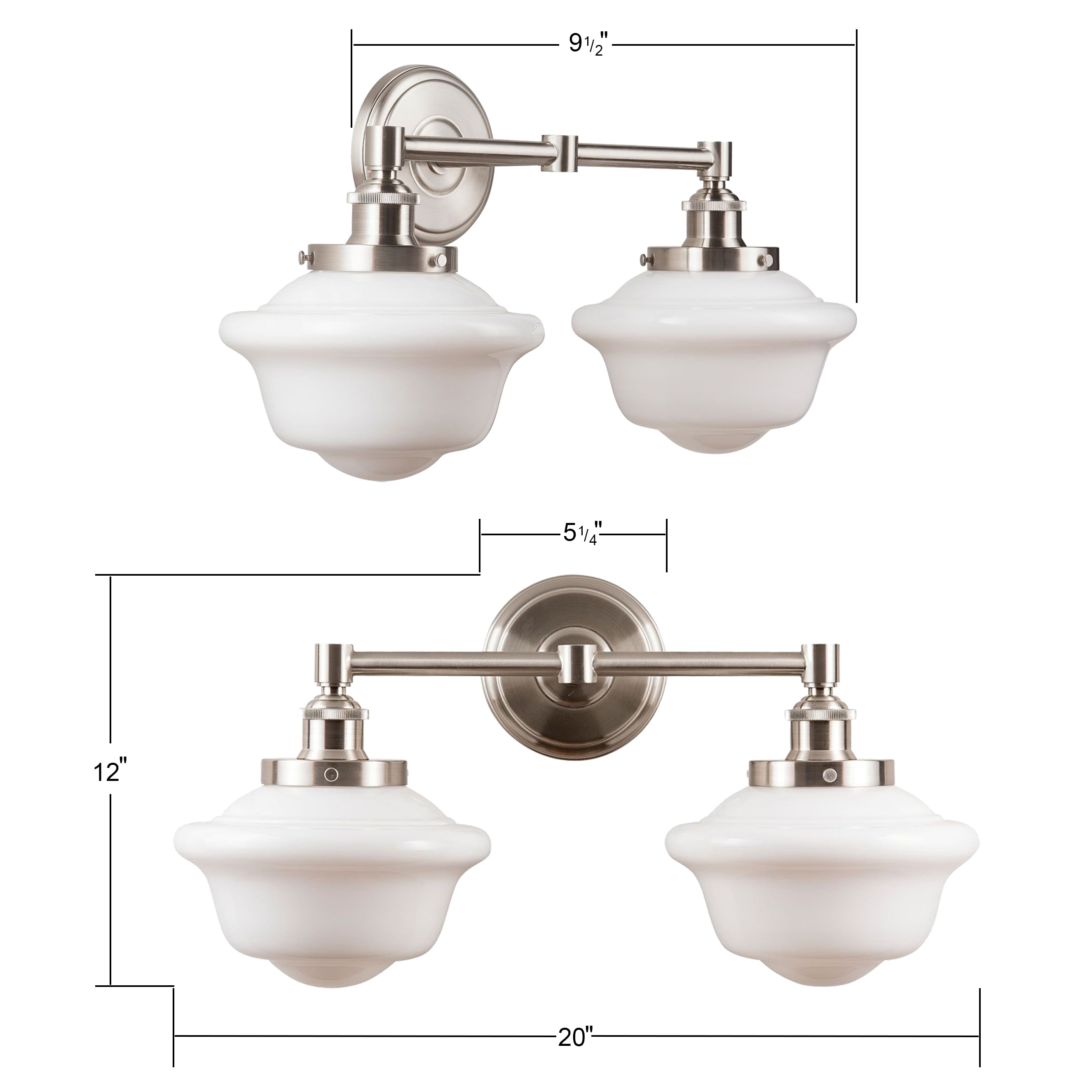 Lavagna Industrial Bathroom Vanity Light