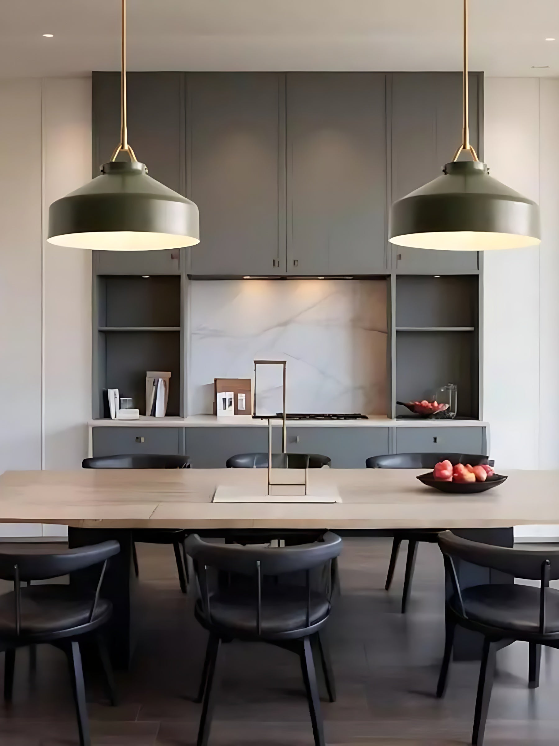 Minimalist Morandi Metal Pendant Light - Soft and Subtle Charm