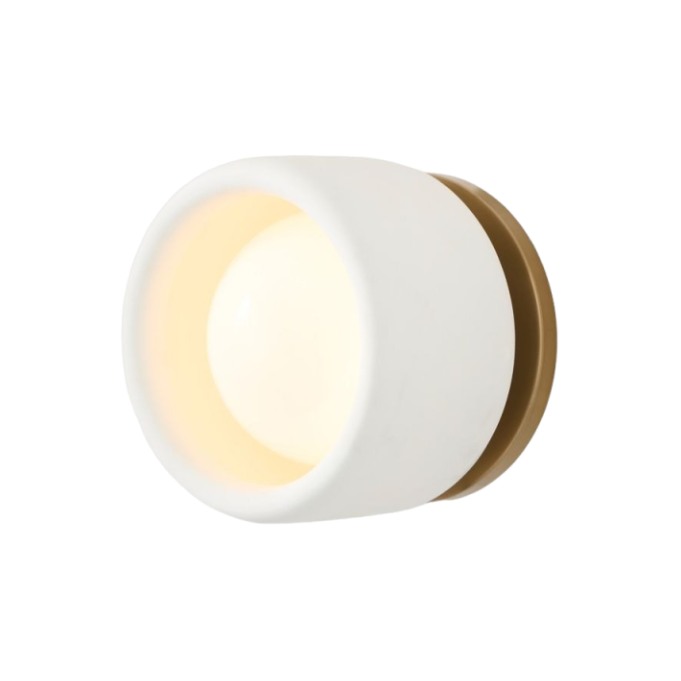 Applique Cerova moderne en porcelaine ivoire – Applique murale douce et organique