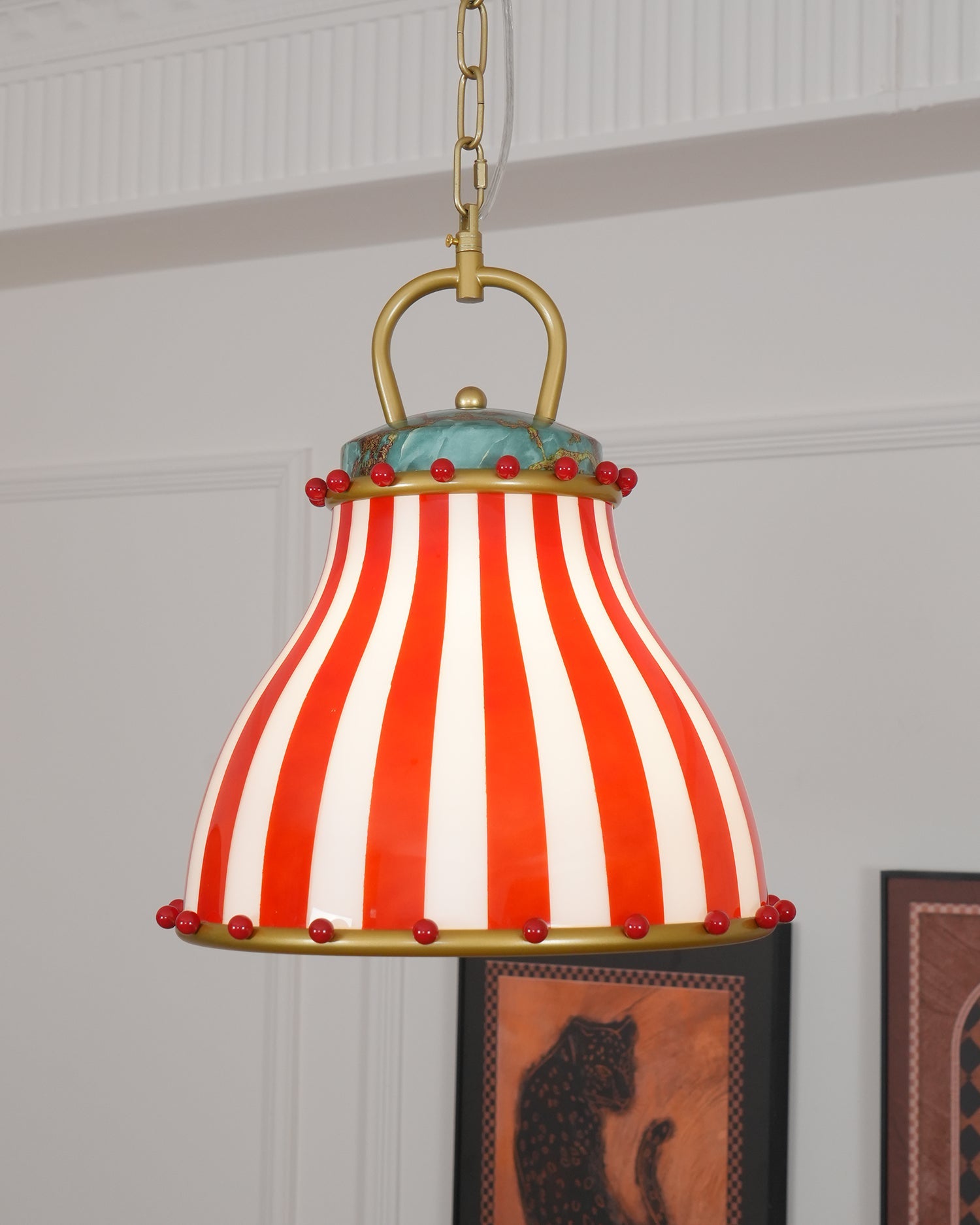 Circus Pendant Light for Children's Room - Macaron Glass Pendant Light