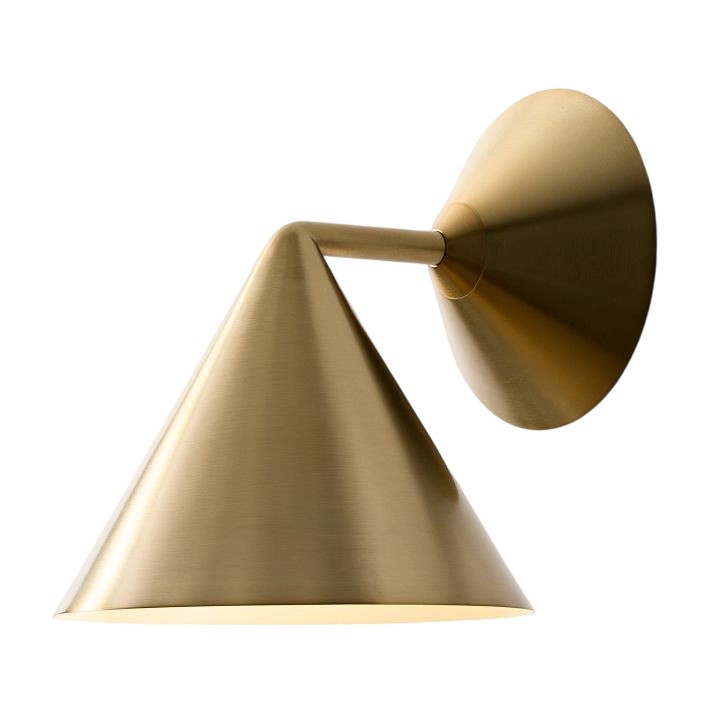 Brivana Sconce Wall Light - Brass Modern Lighting for Bedroom & Hallway