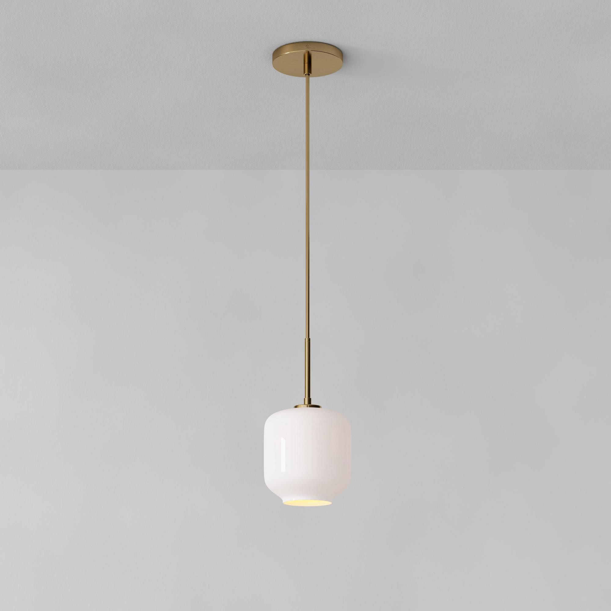 Lumivelle Pebble Pendant Light - Adjustable Glass Shade - Modern Lighting