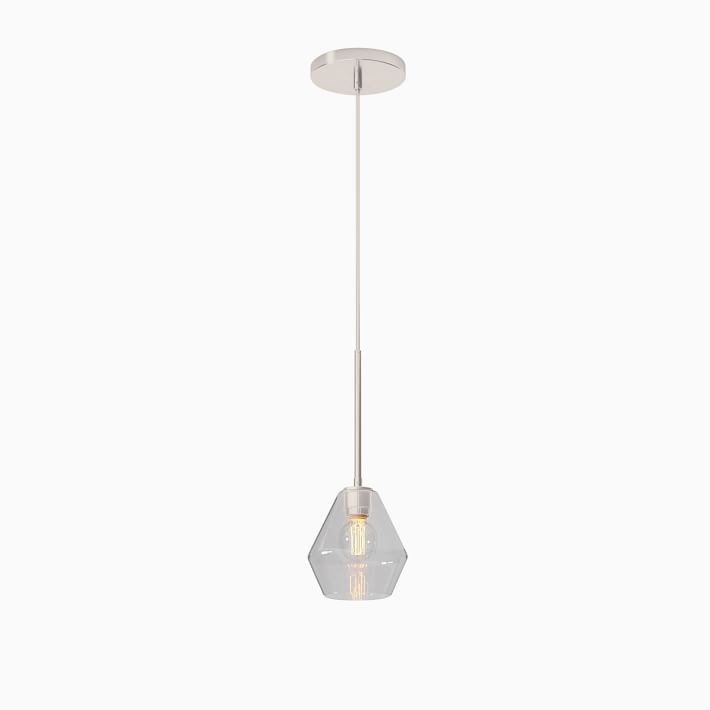 Merin Transparent Glass Sculpture Geometric Pendant light