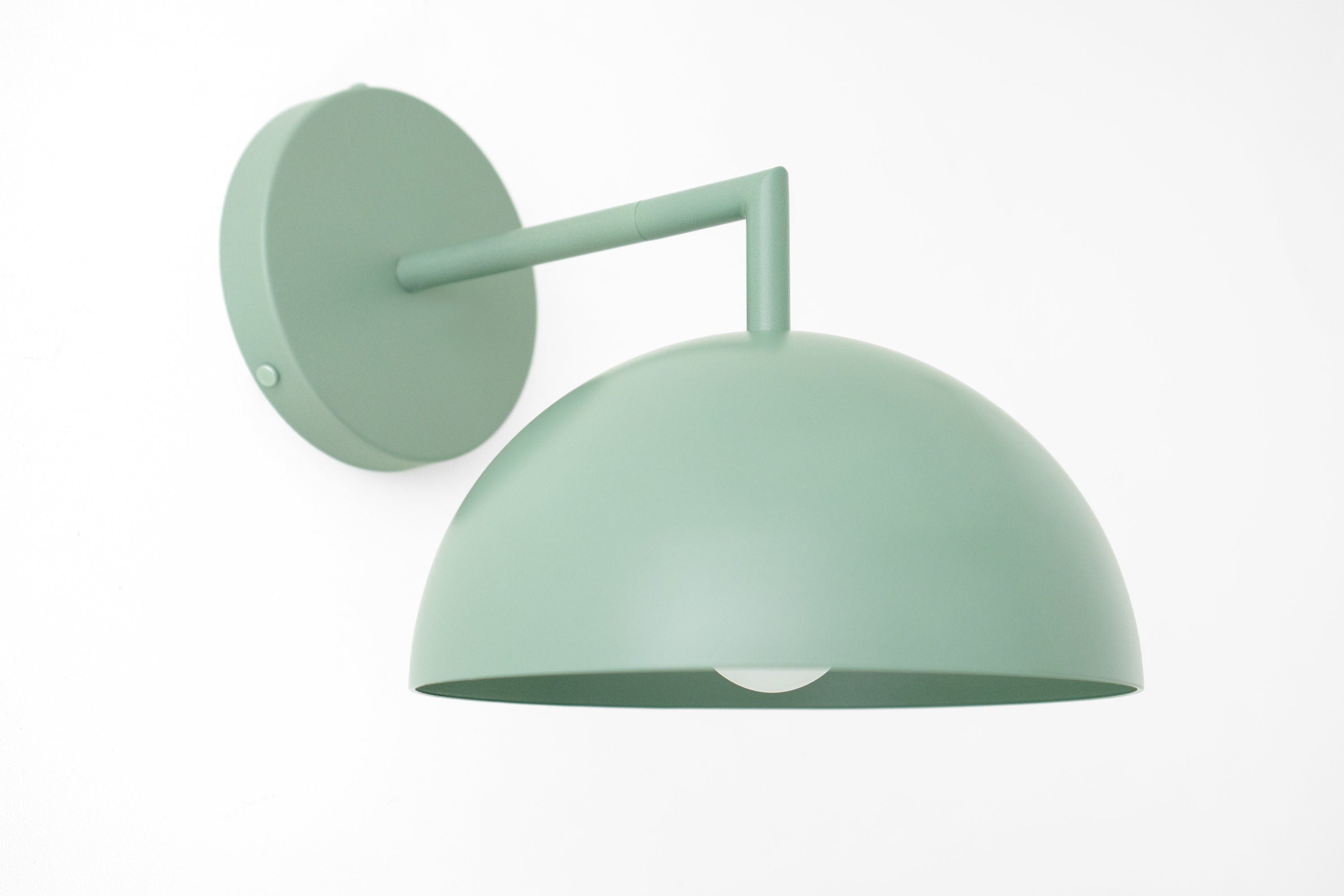 Metio Dome Minimalist Dome Sconce - Stylish Colorful Wall Light