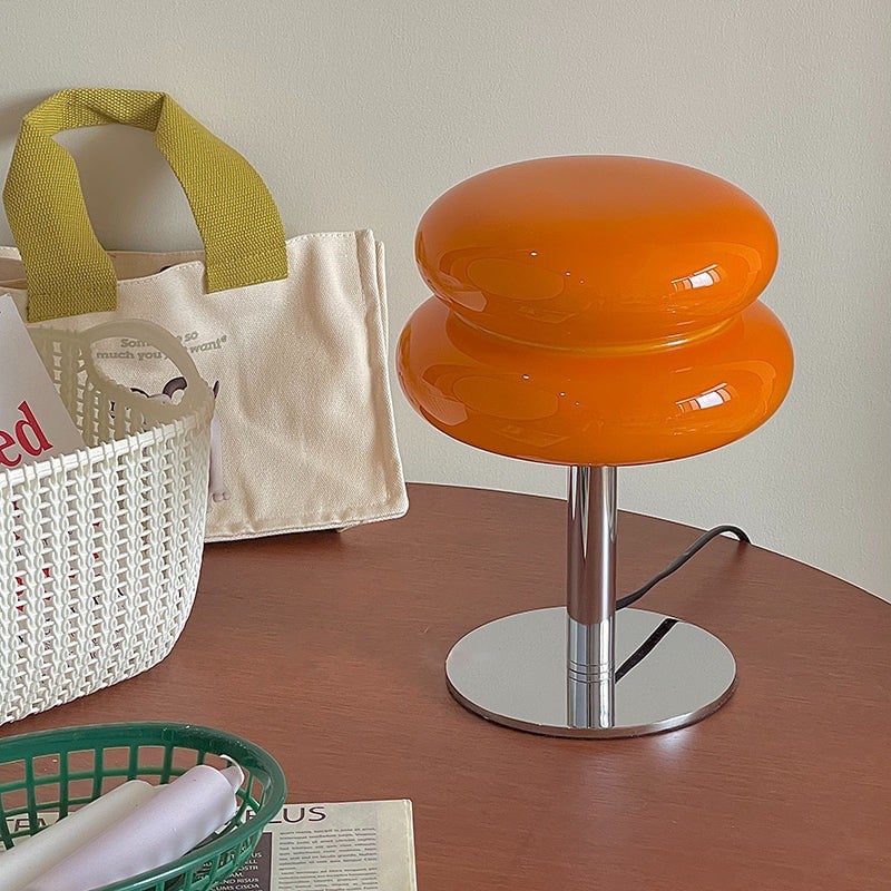 Retro Bauhaus Lollipop Ripple Table Lamp for Bedroom S19