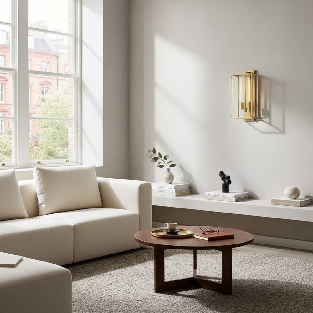 Classic Beckman Vintage Wall Sconce - Steel & Glass Linear Design