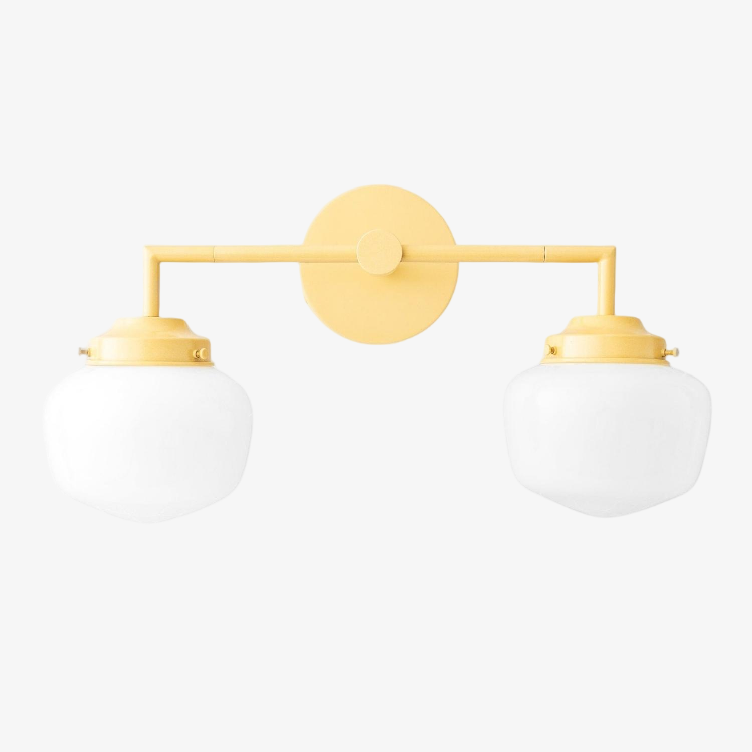 Opalume Glass Vanity Light - Vintage Inspired Bathroom Wall Lighting