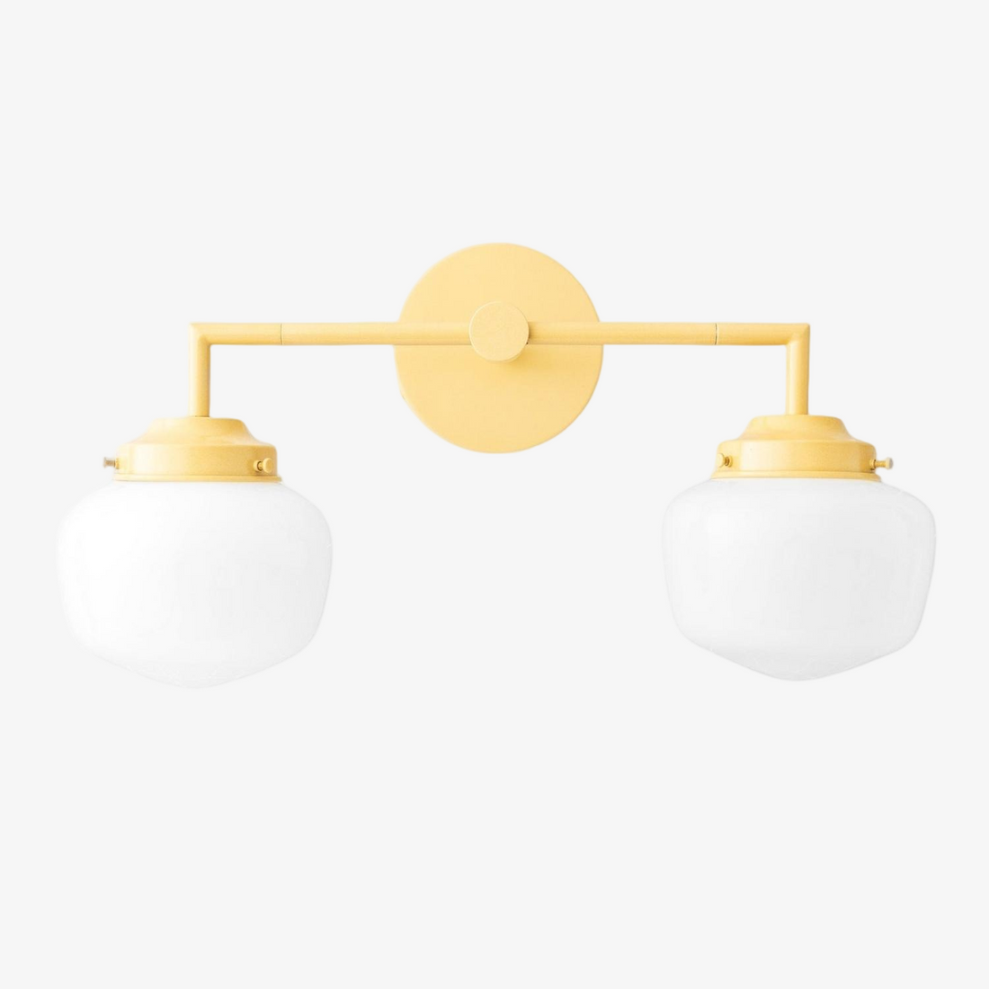 Opalume Glass Vanity Light - Vintage Inspired Bathroom Wall Lighting