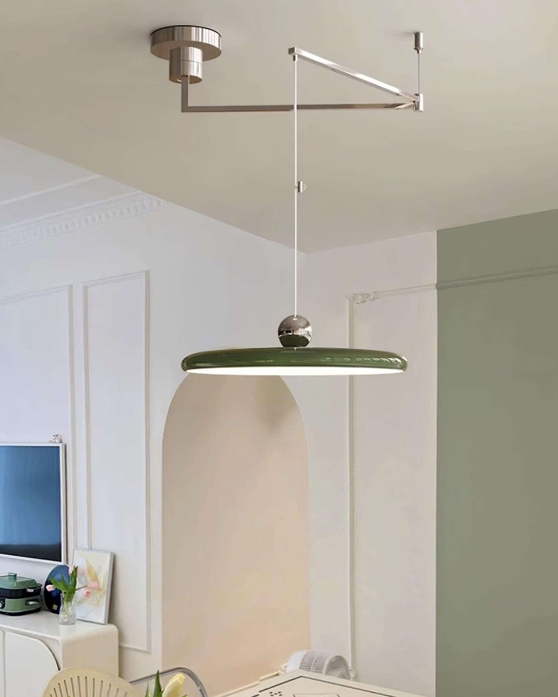 Adjustable Articulated Arm Metal Pendant Light