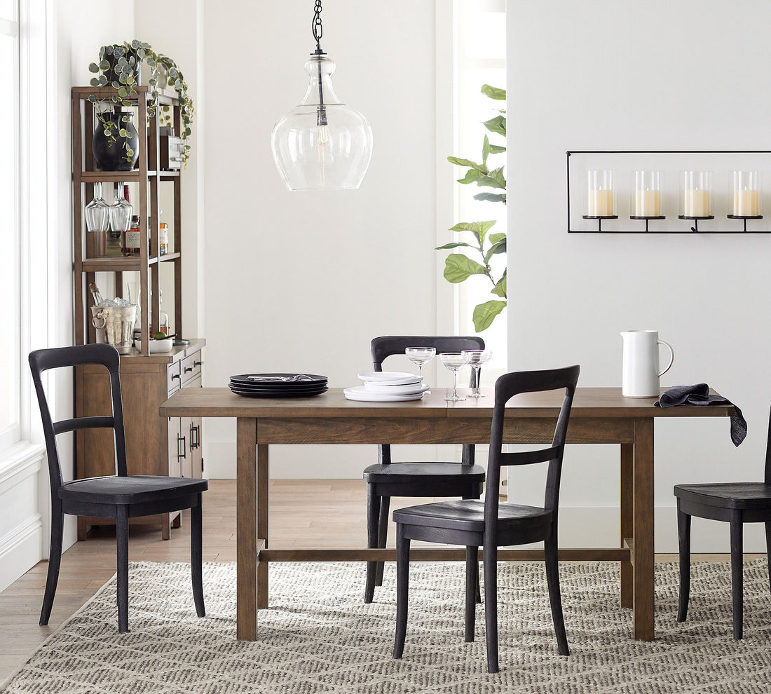 Suspension en verre Lawson – Verre recyclé et laiteux avec accents bronze