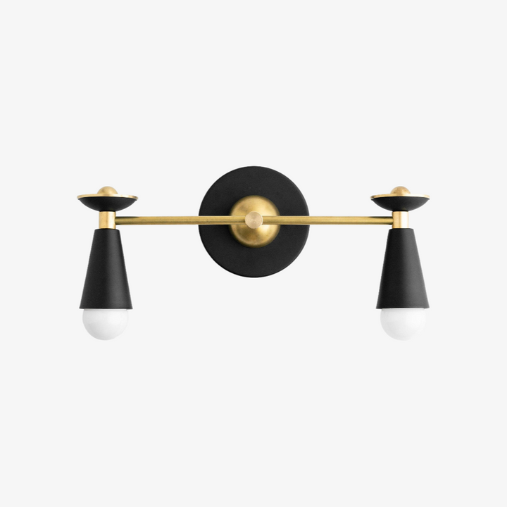 Pyralis Cone Modern Art Deco Lighting - Vintage Style Vanity Sconce Light