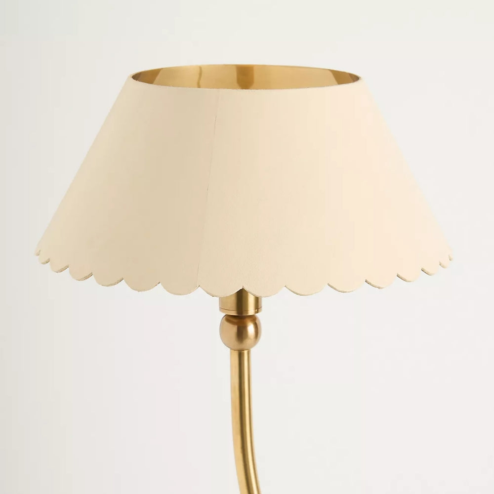 Foldray Scalloped Chandelier - Leather Linear Lamp for Dining Room