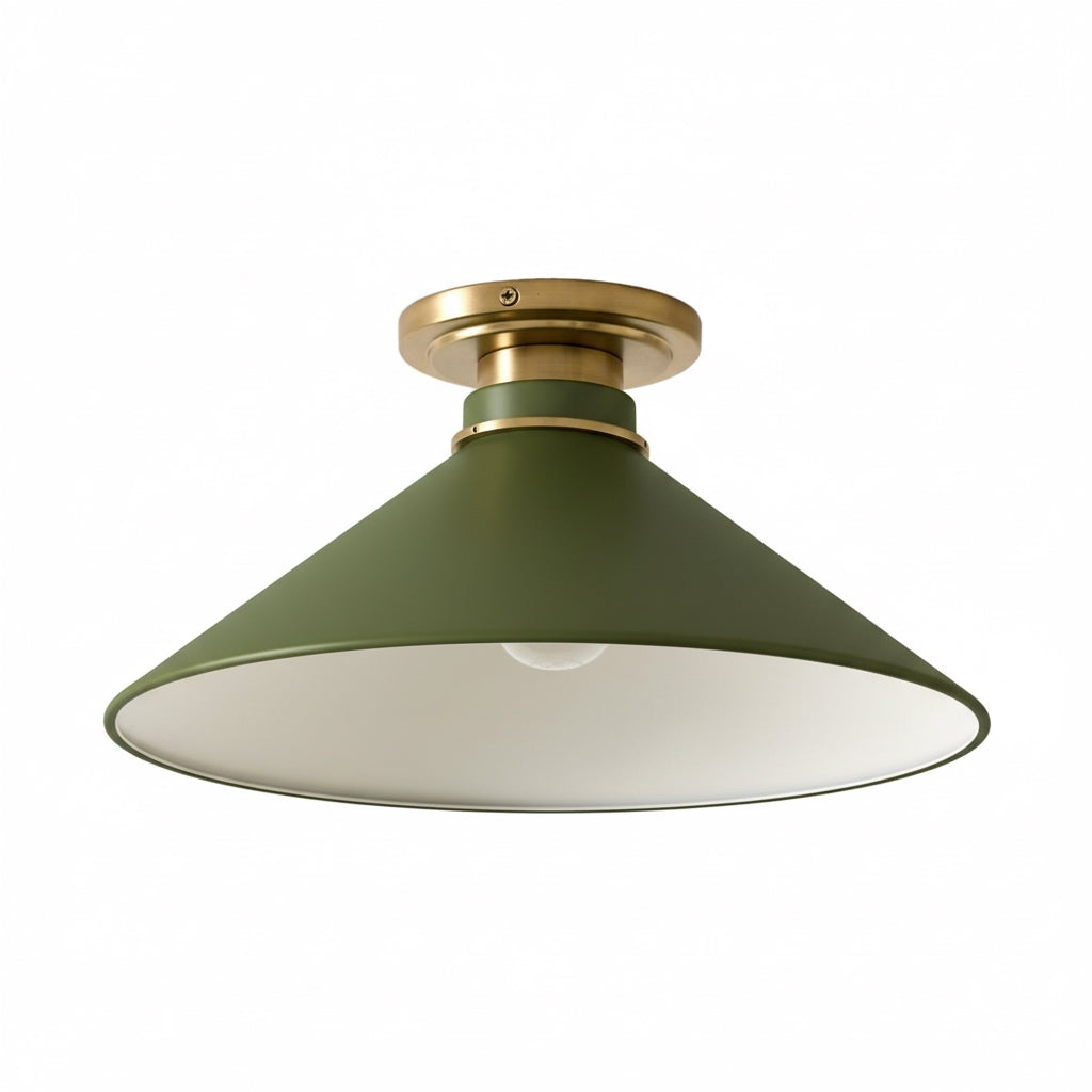 Aurenza Timeless Flush Mount Light - Farmhouse Design with Simple Elegant Charm