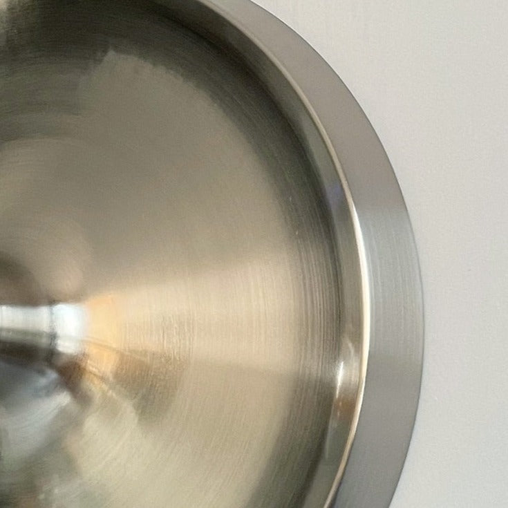 Plafonnier disque élégant de l'ère spatiale, chrome, or, blanc, noir, non dimmable