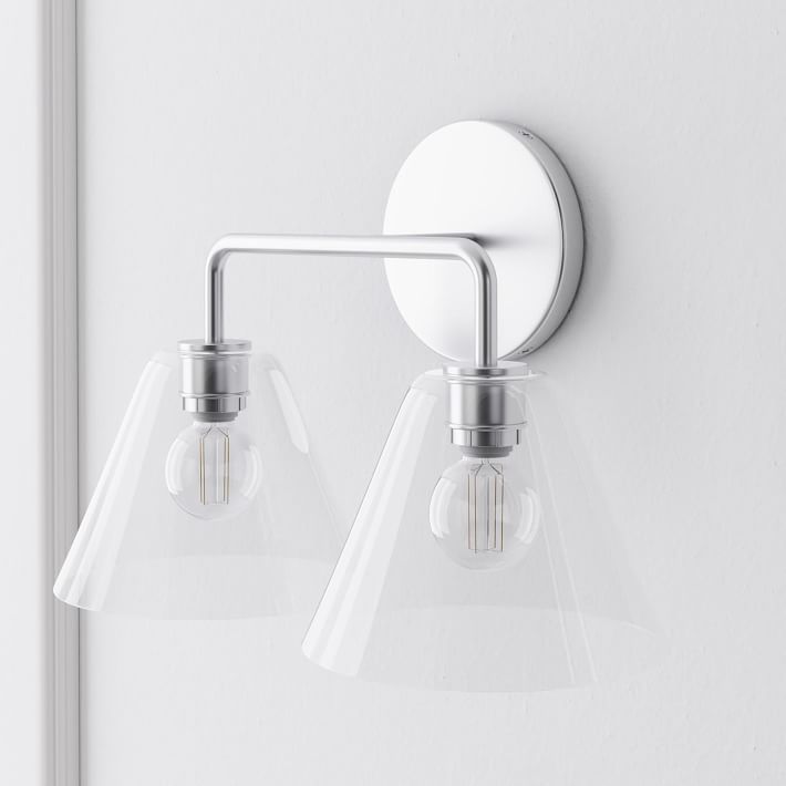 Applique murale Conica Cone - Éclairage moderne en verre à 1, 2 ou 3 lumières
