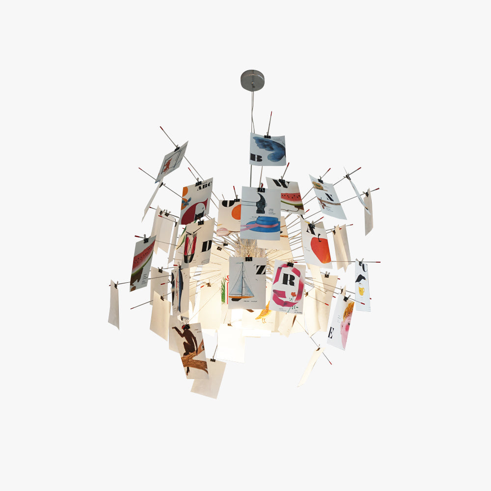 Renée Creative Picture Pendant Light Art Deco Bedroom Living Room