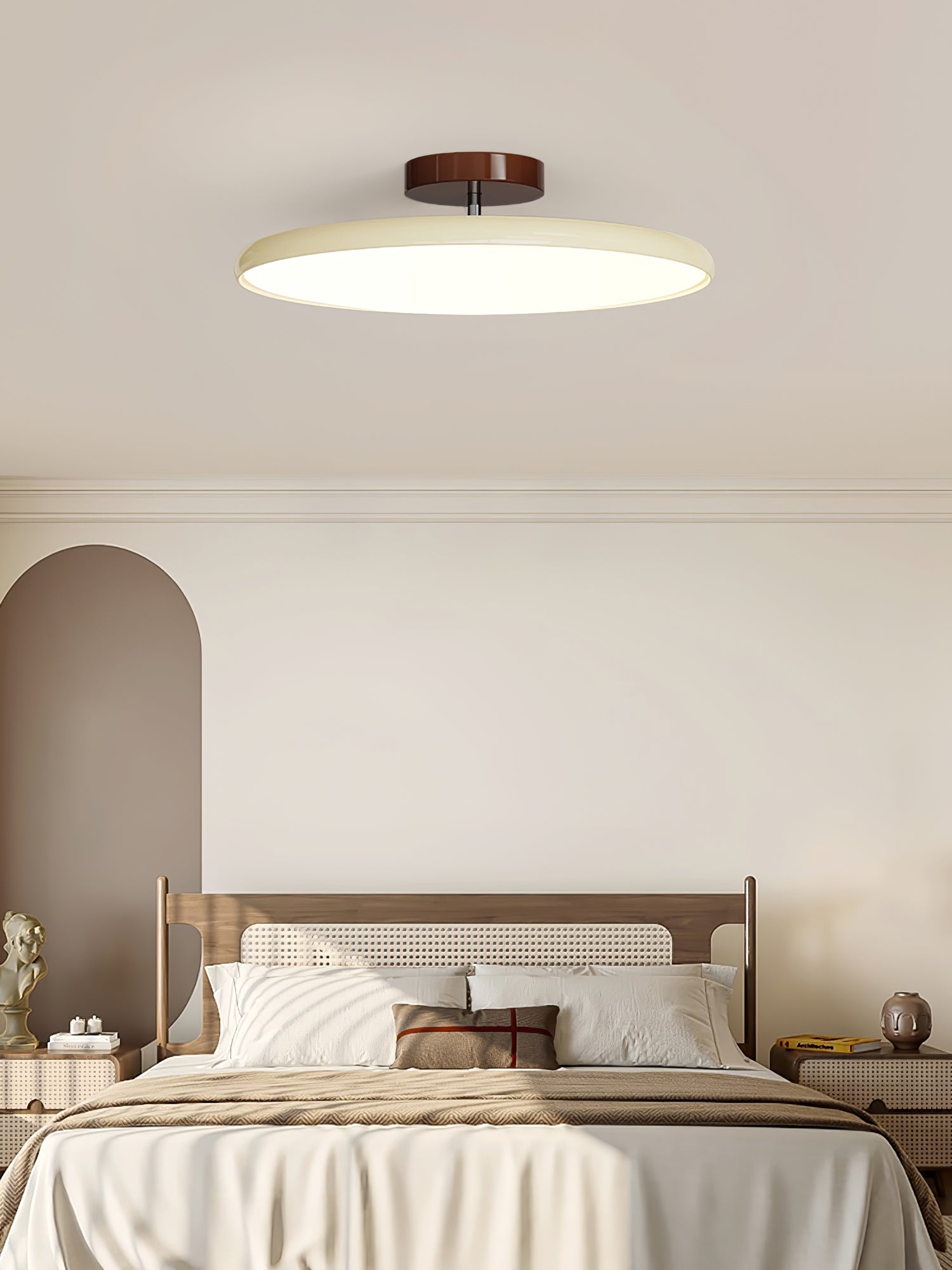 Contemporary Metal Acrylic Ceiling Lamp Warm Ambient Lighting