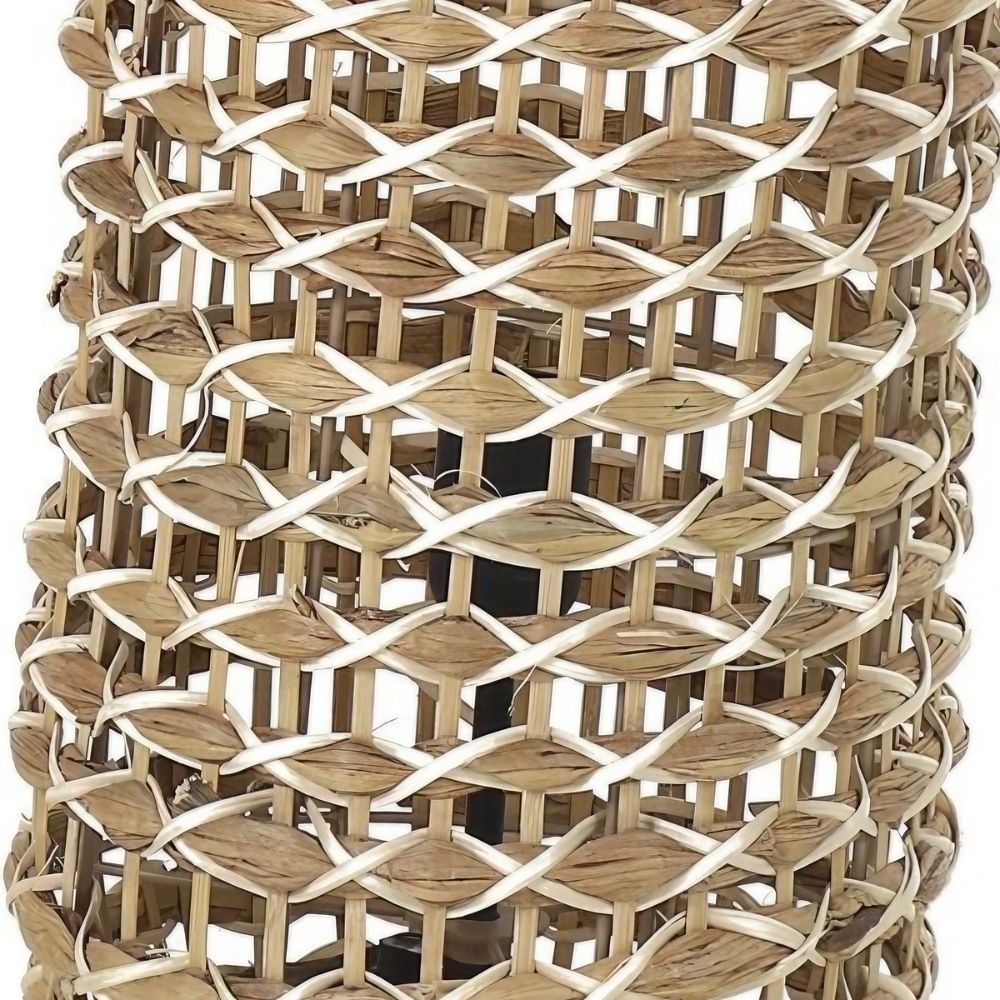 Rattan Floor Lamp - Natural Wicker Design Lighting