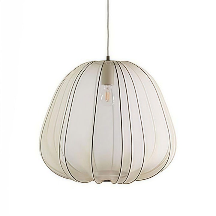 Suspension en tissu style lanterne - Motif citrouille Wabi Sabi pour chambre