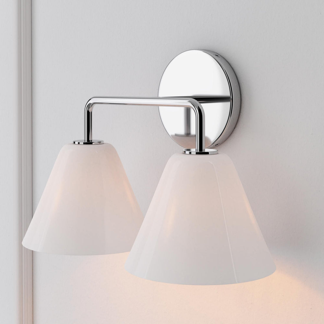 Applique murale Conica Cone - Éclairage moderne en verre à 1, 2 ou 3 lumières