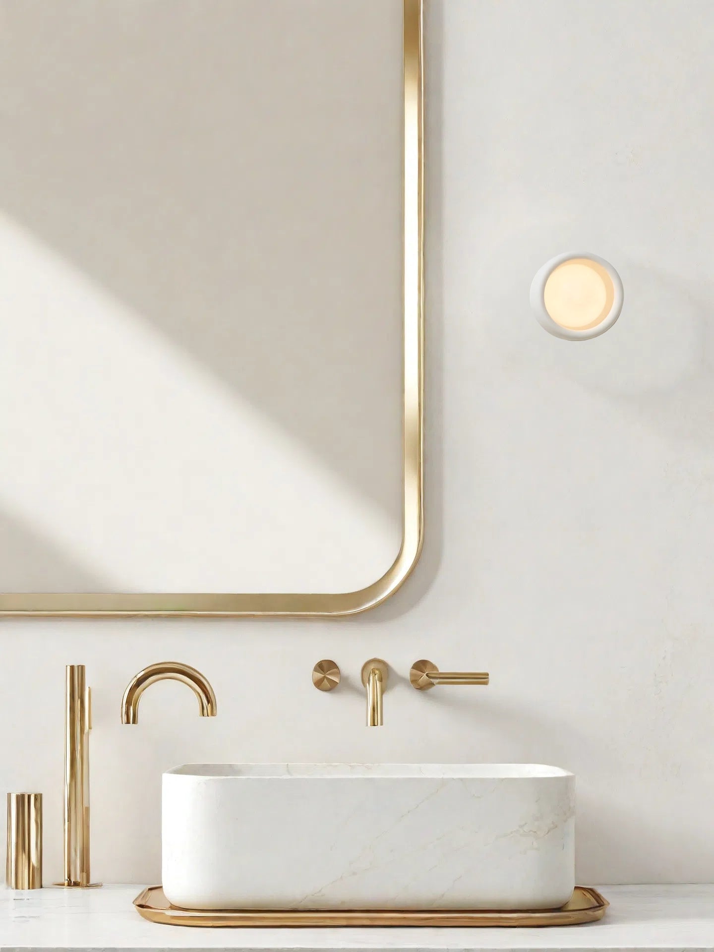 Decorative Porcelain Flush Mount Wall Sconce