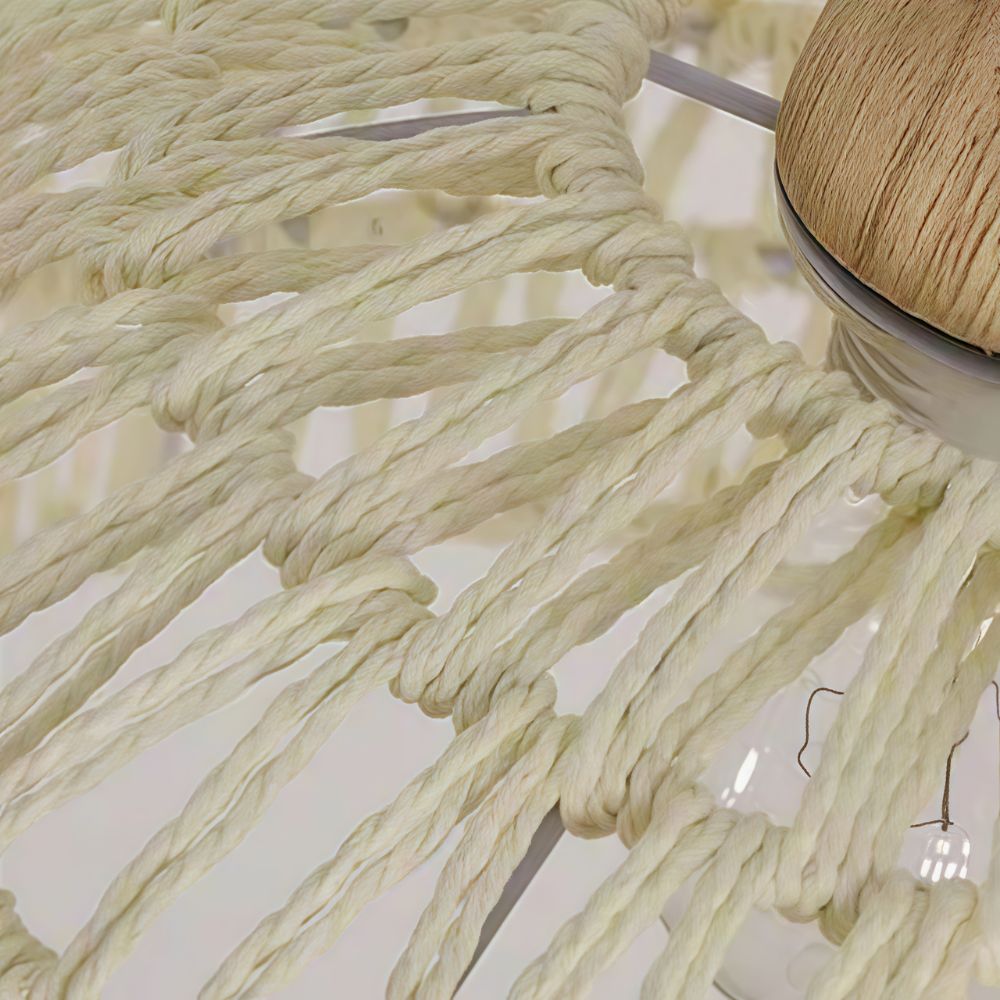 Rattan Arch Floor Lamp - Beige Natural Floor Lamp for Living Room