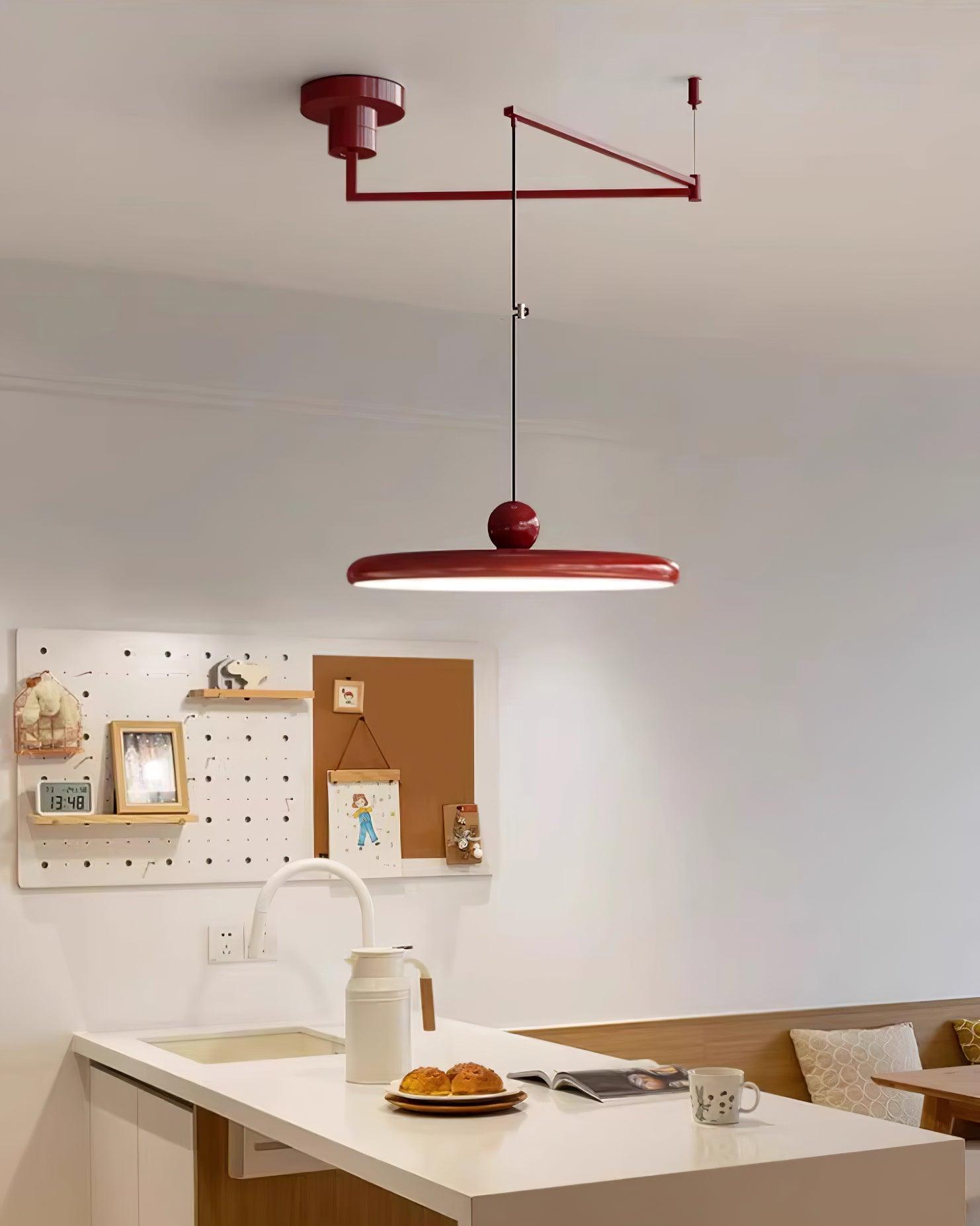 Adjustable Articulated Arm Metal Pendant Light