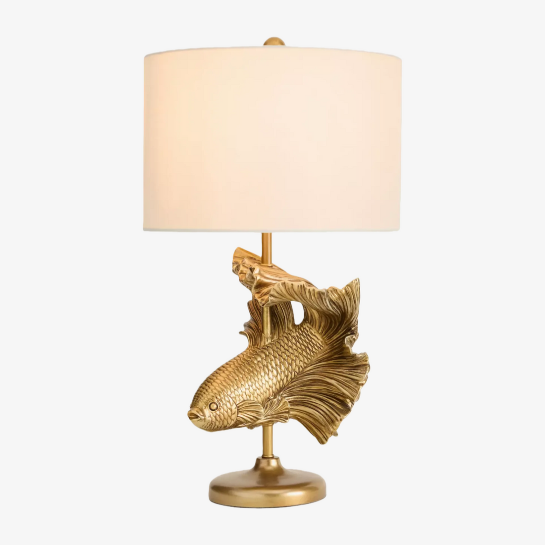 Pawdia Fabric Decorative Table Lamp - Animal Sculpture Bedside Lamp