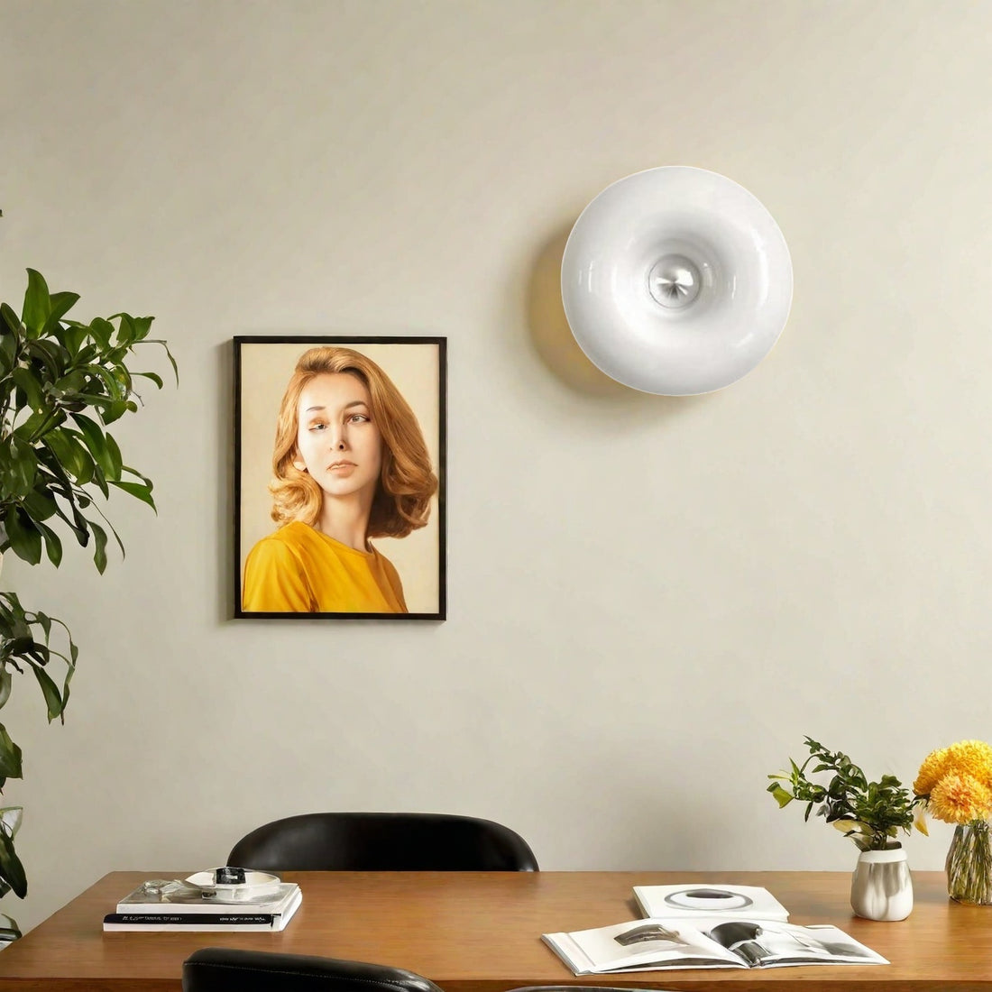 Applique/lampe de table en verre Donut – Lampe décorative pour intérieurs modernes