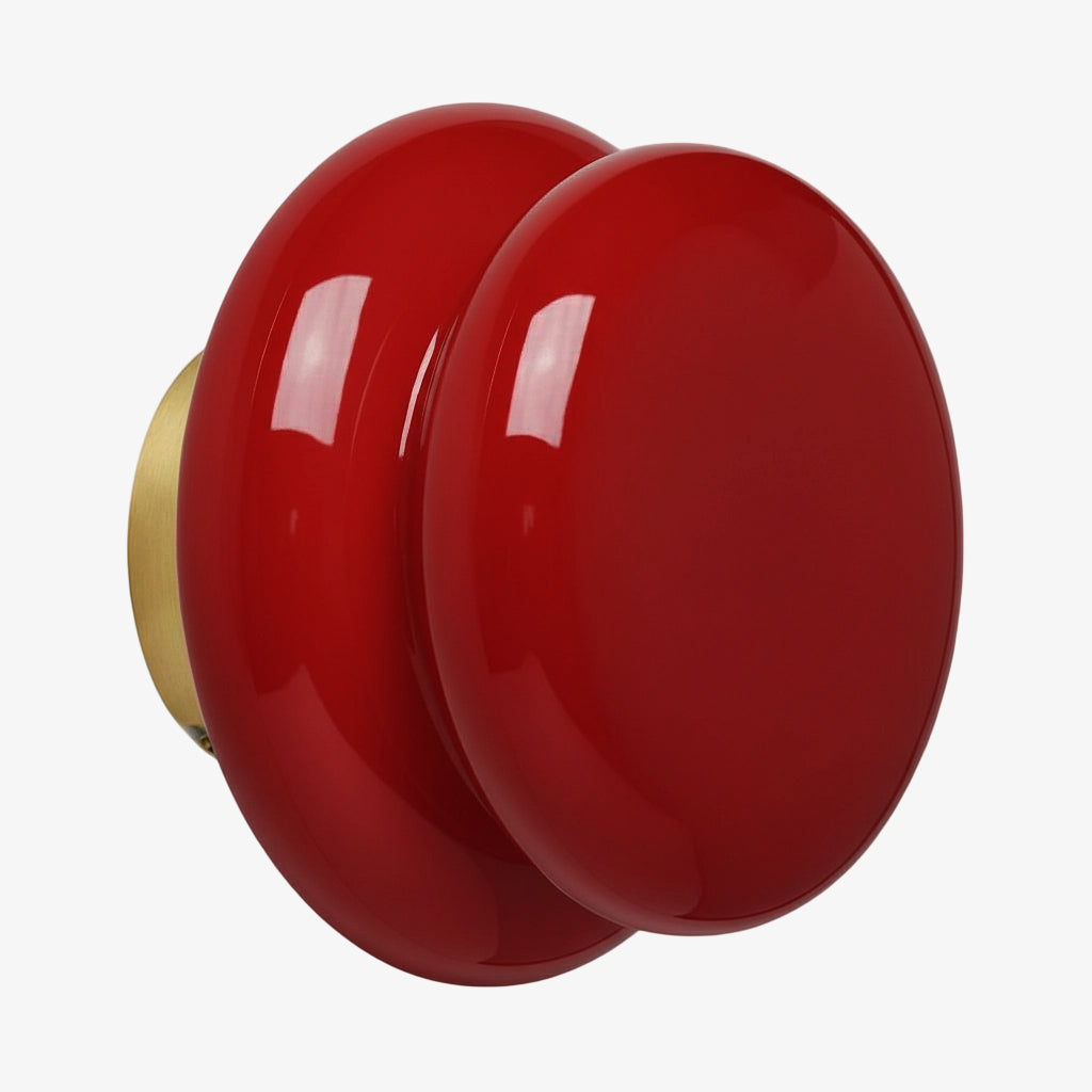 Vintage Opal Glass Wall Lamp - Classic Round Sconce for Living Room