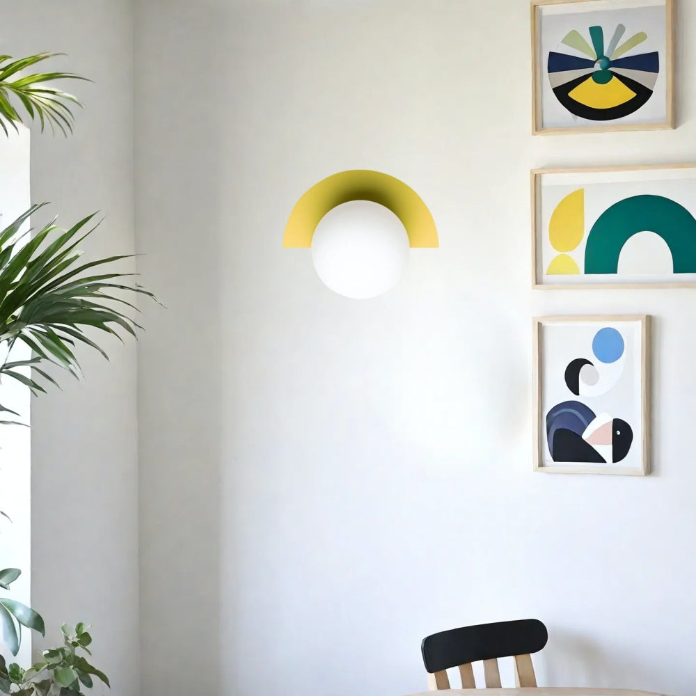 Colourful Orb Wall Lamp – Macaron Style Wall Lamp