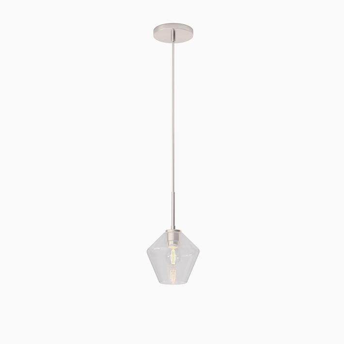 Merin Transparent Glass Sculpture Geometric Pendant light