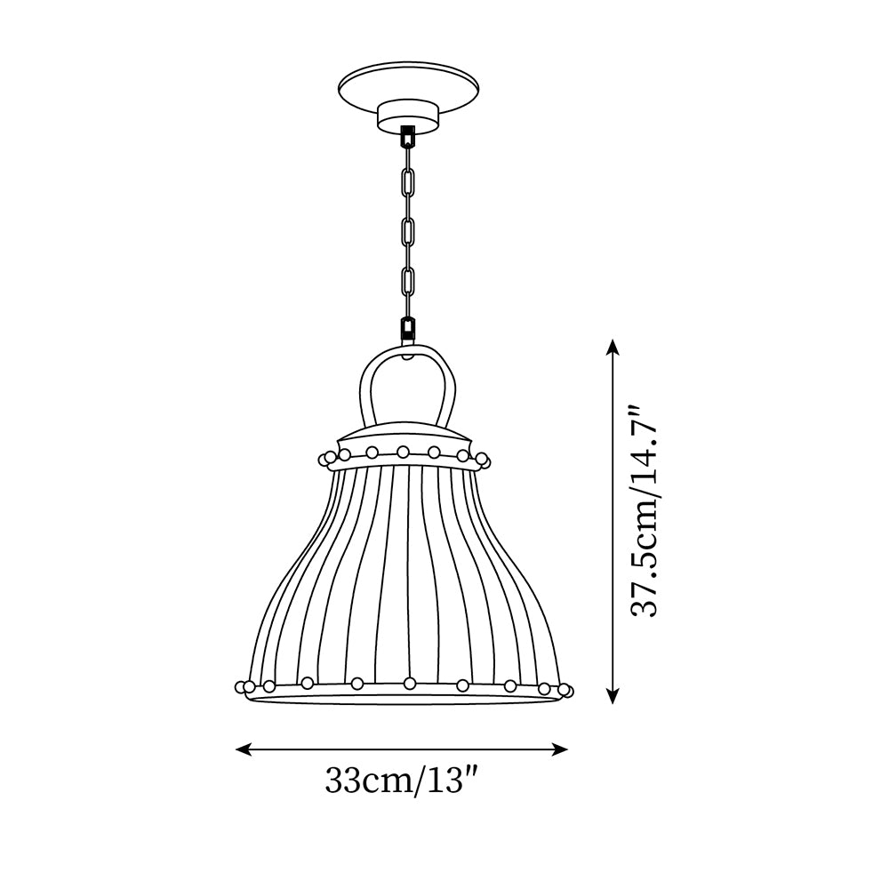 Circus Pendant Light for Children's Room - Macaron Glass Pendant Light