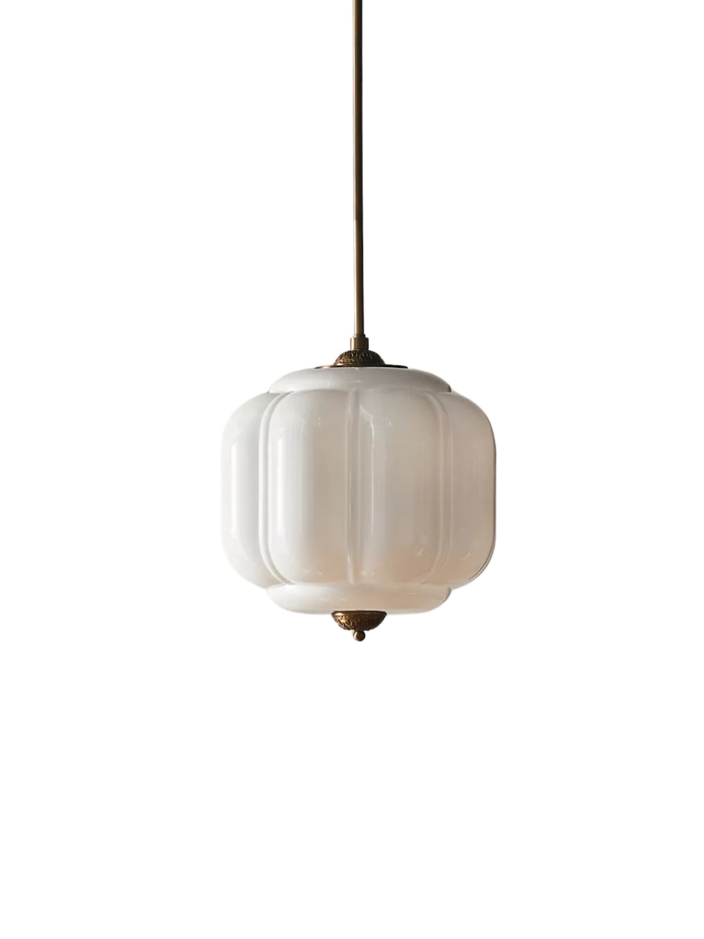 Milk Glass Shade American Vintage Chandelier Elegant Ceiling Light