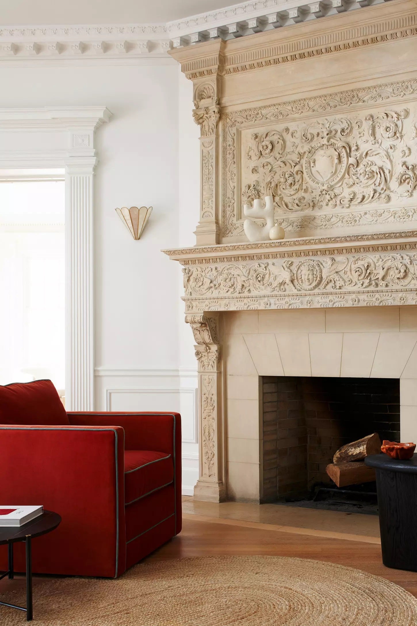 Lumica Capiz Faceted Wall Light - Brass & Iron Sconce in Gold Finish