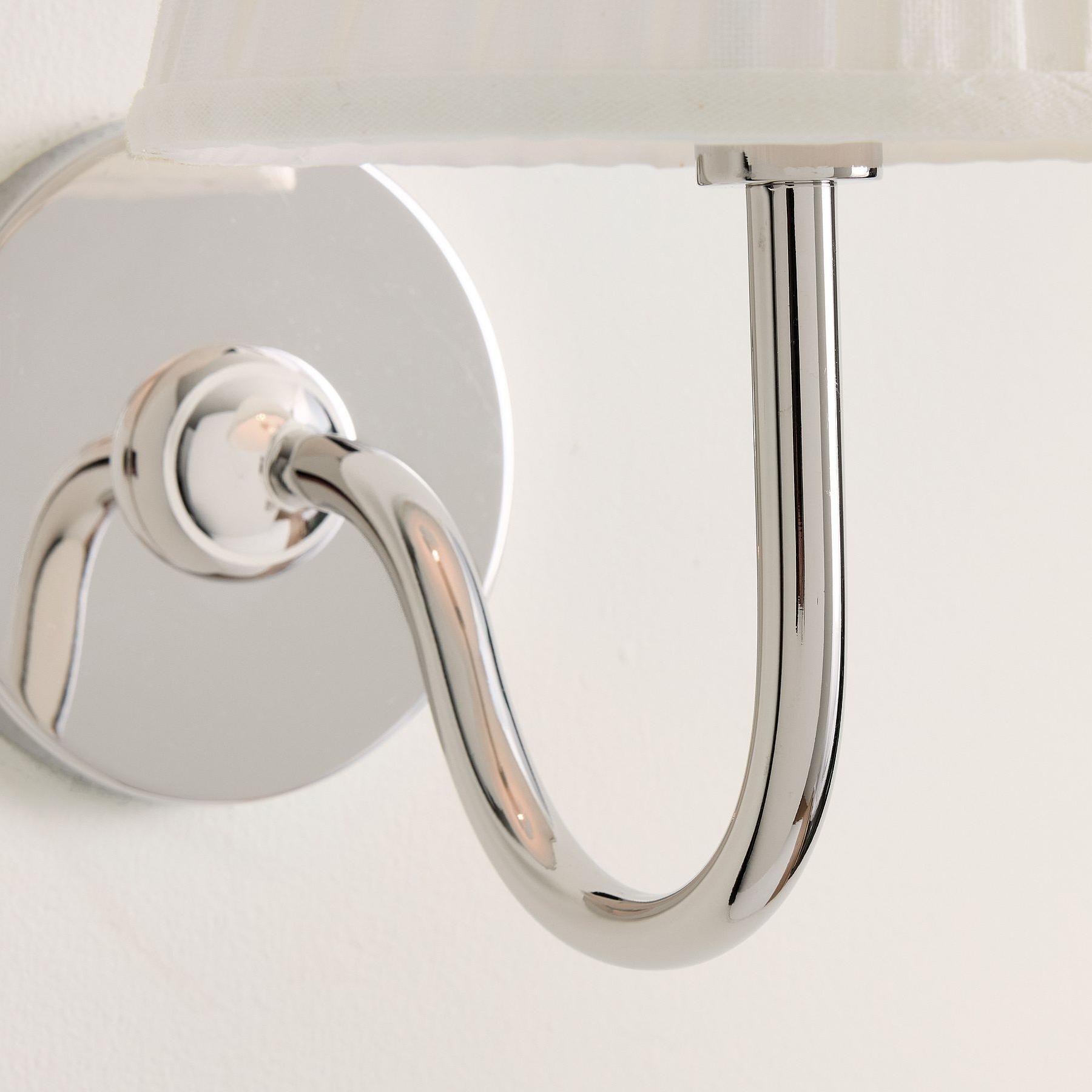 Luvora Pleated Linen Wall Lamp – Vintage Brass Wall Light for Living Rooms