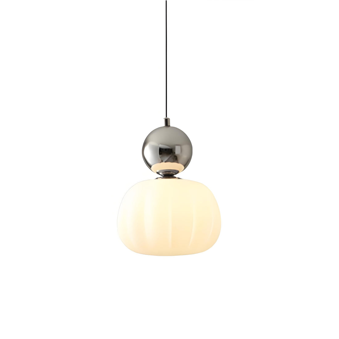 Suspension en forme de bonbon – Suspension Art déco moderne couleur crème