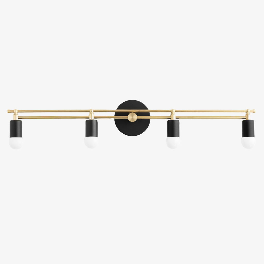 Mobilux Line Modern Vanity Light - Bathroom Wall Fixture in Art Deco Style