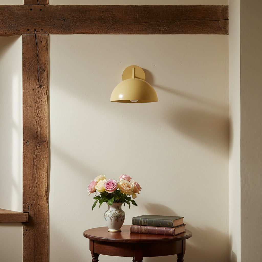 Metio Dome Minimalist Dome Sconce - Stylish Colorful Wall Light