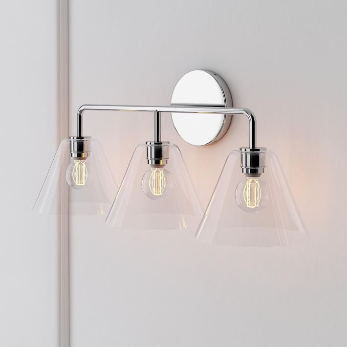 Conica Cone Wall Sconce - 1, 2, 3-Light Modern Glass Lighting