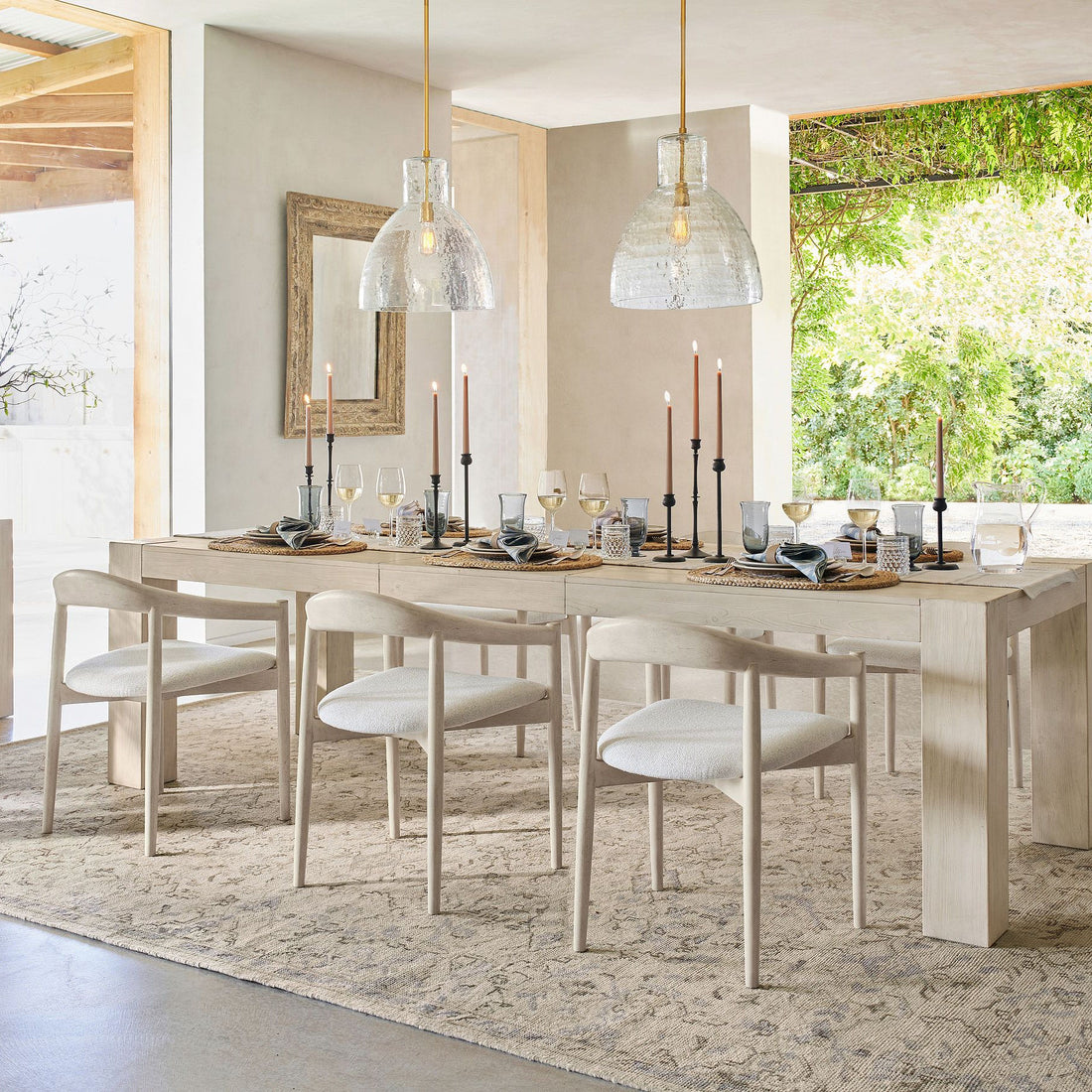 Collection de suspensions en verre recyclé Glavira - Éclairage de cuisine moderne