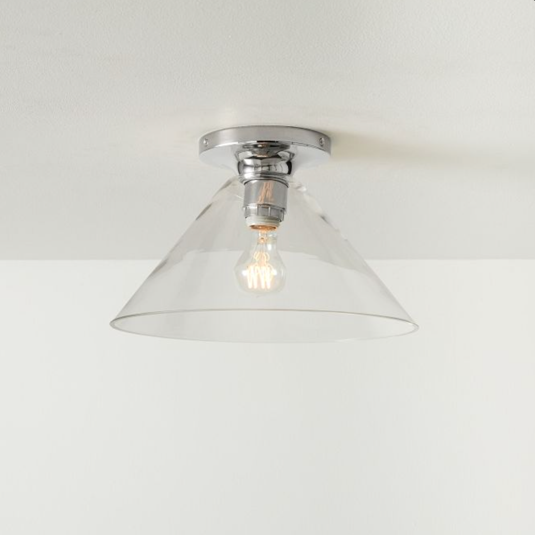Plafonnier encastré Conica Cone – Plafonnier en verre pour espaces modernes