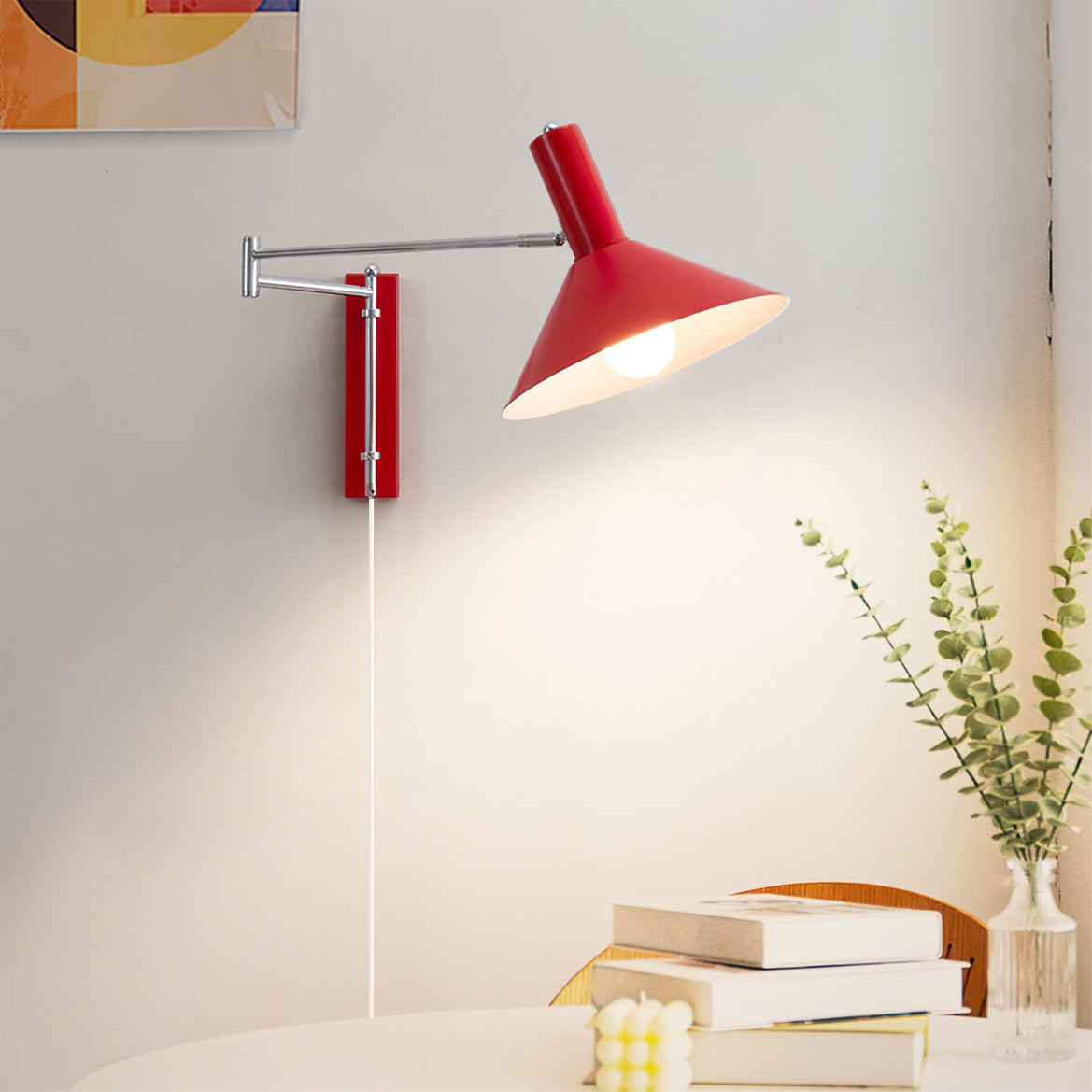 Stylish Anvia Plug In Wall Sconce