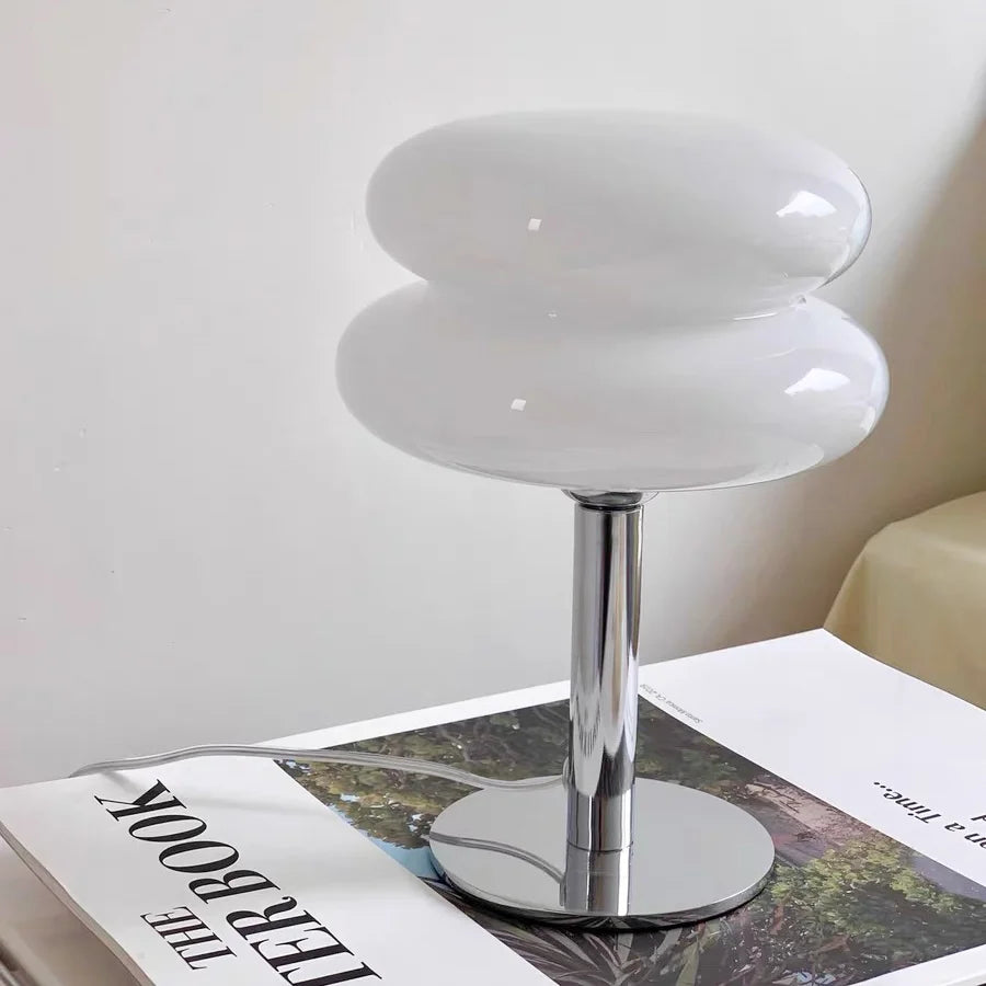 Lollipop Table Lamp Retro Bauhaus Style – Double Layer Bedroom Light