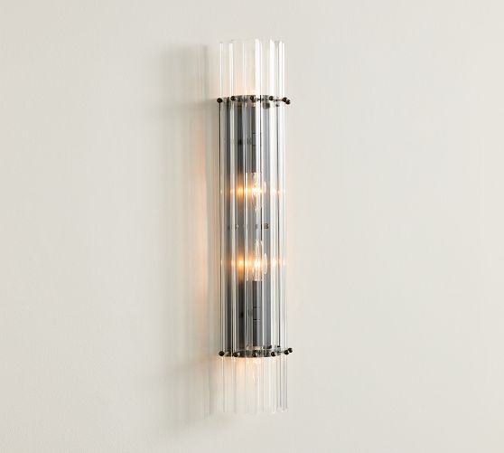 Lumora Crystal Wall Sconce – Elegant Lighting for Hallway & Bedroom